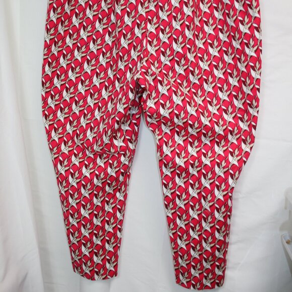 NWTS Lane Bryant Birds Of Paradise Flower Curvy Fit Ankle Lena Size 28 - Picture 3 of 4